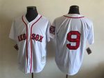 Vintage Boston Red Sox #9 Ted Williams Stitched White Pinstripe Baseball Jersey Throwback Edition