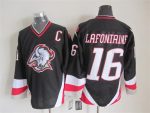 Vintage Buffalo Sabres #16 LAFONTAINE Stitched Black Hockey Jersey