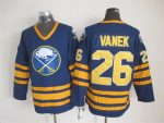Vintage Buffalo Sabres #26 VANEK Stitched Royal Blue Hockey Jersey