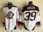 Vintage Buffalo Sabres #39 HASEK Stitched White Hockey Jersey (2)