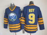Vintage Buffalo Sabres #9 ROY Stitched Royal Blue Hockey Jersey