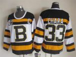 Vintage CCM Boston Bruins #33 CHARA Stitched White Hockey Jersey (3)