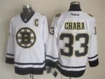Vintage CCM Boston Bruins #33 CHARA Stitched White Hockey Jersey (4)