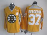 Vintage CCM Boston Bruins #37 BERGERON Stitched Gold Hockey Jersey (2)