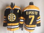Vintage CCM Boston Bruins #7 ESPOSITO Stitched Black Hockey Jersey (2)