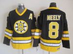 Vintage CCM Boston Bruins #8 NEELY Stitched Black Hockey Jersey