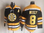 Vintage CCM Boston Bruins #8 NEELY Stitched Black Hockey Jersey (2)