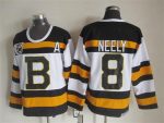 Vintage CCM Boston Bruins #8 NEELY Stitched White Hockey Jersey (4)