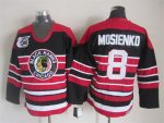 Vintage Chicago Blackhawks #8 MOSIENKO Stitched Red-Black Hockey Jersey