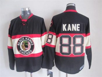 Vintage Chicago Blackhawks #88 KANE Stitched Black Hockey Jersey