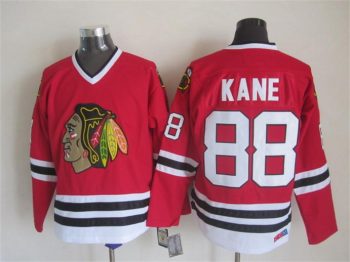 Vintage Chicago Blackhawks #88 KANE Stitched Red Hockey Jersey
