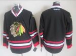 Vintage Chicago Blackhawks Stitched Black Hockey Jersey
