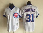 Vintage Chicago Cubs #31 Ferguson Jenkins Stitched White Pinstripe Baseball Jersey Throwback Edition
