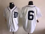 Vintage Detroit Tigers #6 Al Kaline Stitched White Pinstripe Baseball Jersey Throwback Edition