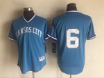 Vintage Kansas City Royals #6 Willie Aikens Stitched Light Blue Baseball Jersey Throwback Edition