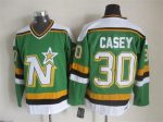 Vintage Minnesota North Stars #30 CASEY Stitched Green Hockey Jersey