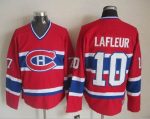 Vintage Montreal Canadiens #10 LAFLEUR Stitched Red-Blue-White Hockey Jersey Throwback Edition