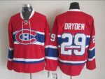 Vintage Montreal Canadiens #29 DRYDEN Stitched Red-Blue-White Hockey Jersey Throwback Edition
