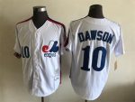 Vintage Montreal Expos #10 Andre Dawson Stitched White Baseball Jersey Throwback Editio