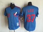Vintage Montreal Expos #37 Travis Lee Stitched Light Blue Baseball Jersey Throwback Edition