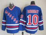Vintage New York Rangers #10 DUGUAY stitched Royal Blue-Hockey Jersey Throwback Edition