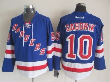 Vintage New York Rangers #10 GABORIK Stitched Blue-Red-White Hockey Jersey Throwback Edition
