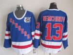 Vintage New York Rangers #13 NEMCHINOV stitched Royal Blue-Hockey Jersey Throwback Edition