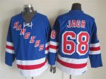 Vintage New York Rangers #68 JAGR stitched Royal Blue-Hockey Jersey Throwback Edition