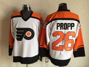 Vintage Philadelphia Flyers #16 CLARKE stitched Orange-White-Black Hockey Jersey Throwback Edition (4)