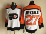 Vintage Philadelphia Flyers #27 HEXTALL stitched Orange-White-Black Hockey Jersey Throwback Edition (3)