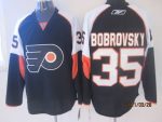 Vintage Philadelphia Flyers #35 BOBROVSKY stitched Black-Orange-White Hockey Jersey Throwback Edition