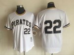 Vintage Pittsburgh Pirates #22 Bill McKechnie Stitched White Baseball Jersey Throwback Edition