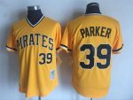 Vintage Pittsburgh Pirates #39 Dave Parker Stitched Gold Baseball Jersey Throwback Edition