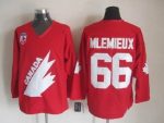 Vintage Team Canada #66 Mario Lemieux Stitched Red Hockey Jersey Throwback Edition