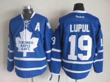 Vintage Toronto Maple Leafs #19 LUPUL stitched Blue-White Hockey Jersey Throwback Edition (2)