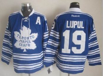 Vintage Toronto Maple Leafs #19 LUPUL stitched Blue-White Hockey Jersey Throwback Edition (3)