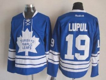 Vintage Toronto Maple Leafs #19 LUPUL stitched Blue-White Hockey Jersey Throwback Edition