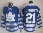 Vintage Toronto Maple Leafs #21 VAN RIEMSDYK stitched Blue-White Hockey Jersey Throwback Edition (2)