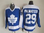 Vintage Toronto Maple Leafs #29 PALMATEER stitched Blue-White Hockey Jersey Throwback Edition