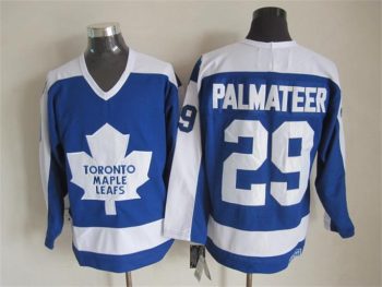 Vintage Toronto Maple Leafs #29 PALMATEER stitched Blue-White Hockey Jersey Throwback Edition