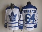Vintage Toronto Maple Leafs #64 STANLEYCUP stitched White-Blue Hockey Jersey Throwback Edition
