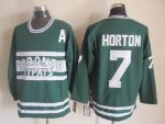 Vintage Toronto Maple Leafs #7 HORTON stitched Green-White Hockey Jersey Throwback Edition
