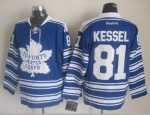 Vintage Toronto Maple Leafs #81 KESSEL stitched Blue-White Hockey Jersey Throwback Edition (3)