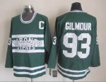 Vintage Toronto Maple Leafs #93 GILMOUR stitched Green-White Hockey Jersey Throwback Edition