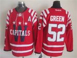 Vintage Washington Capitals #52 Mike Green Stitched Red Hockey Jersey Throwback Edition