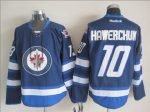 Vintage Winnipeg Jets #10 Dale Hawerchuk Stitched Blue Hockey Jersey Throwback Edition