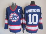 Vintage Winnipeg Jets #10 Dale Hawerchuk Stitched Blue Hockey Jersey Throwback Edition (3)