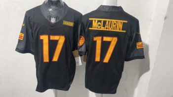 Washington Commanders 17 Terry McLaurin Black Stitched Jersey