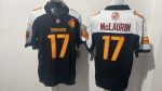 Washington Commanders 17 Terry McLaurin Black & White Stitched Jersey