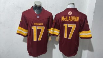 Washington Commanders 17 Terry McLaurin Maroon Stitched Jersey